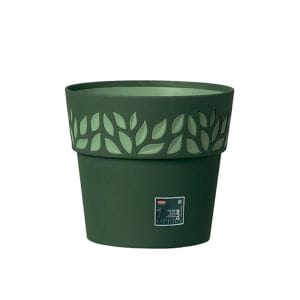 Maceta Verde Italiana Con Decorado 30 cm