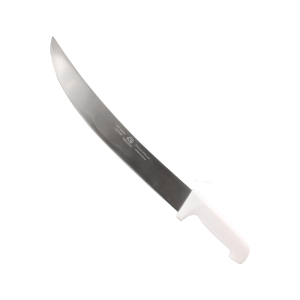 Cuchillo Carnicero Curvo 14" Blanco