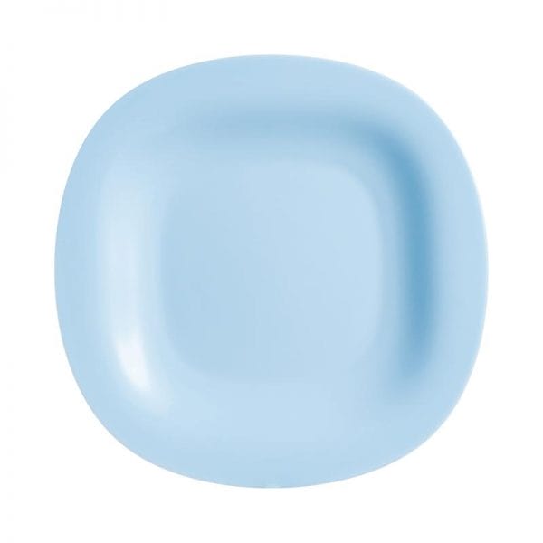 Juego de platos Vidrio Opal Trinche Carine Light Blue