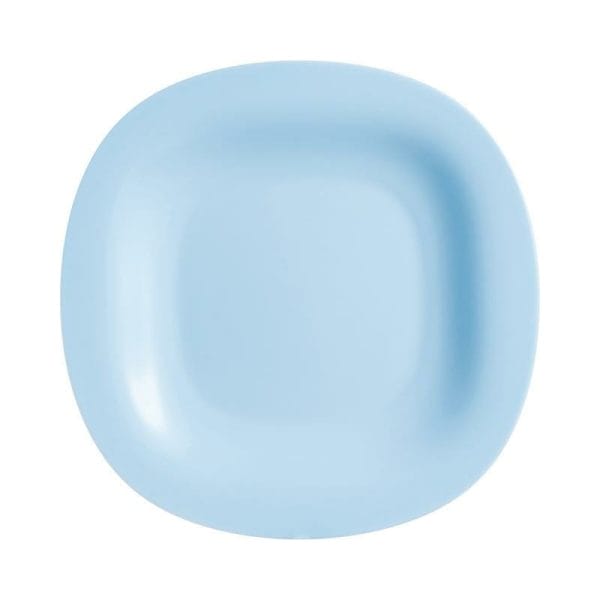Juego de 6 platos Vidrio Opal Trinche Carine Light Blue