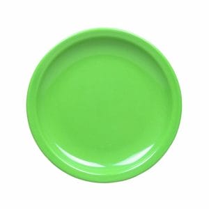856080 1 - Platos Trinche Liso Verde De 10" Pulgadas 24 cm - 48 Pzs