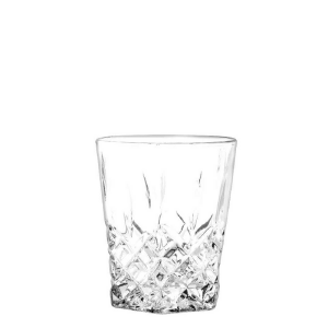 Vasos De Vidrio Diamante Para Whiskey Y Licor 10 Oz - 6 Pzas