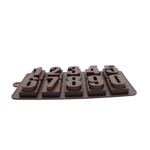 Molde De Silicon Para Chocolates Números