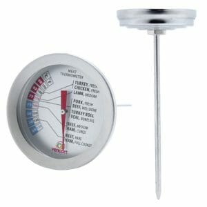 Termometro De Carne Mediano Bimetalico °c Y °f