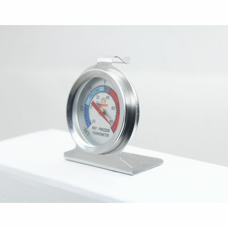 1123009 3 - Termometro De Congelador De Cocina De Acero Inox -30 A 30c.