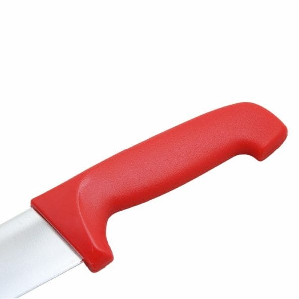 Cuchillo Carnicero 10" Pulgadas Mango Rojo