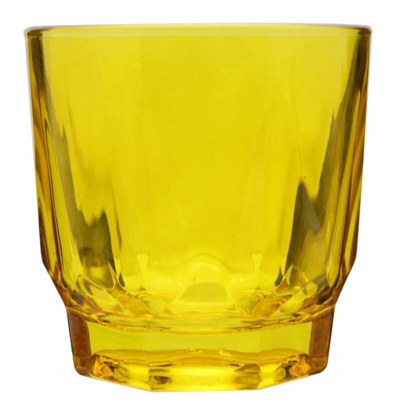 Juego De Vasos De Vidrio Colors Para Whiskey 11 Oz - 6 Pzas
