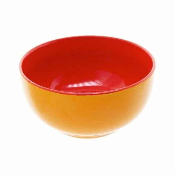 Tazones Bowl Tazon De Cerámica Bicolor 800 Ml - 4 Pzas