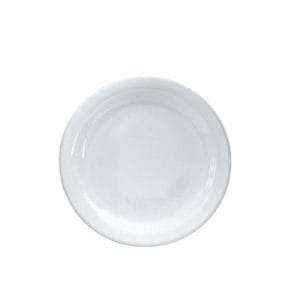 Platos Postre 20 Cm De Porcelana Blanca Para Restaurante