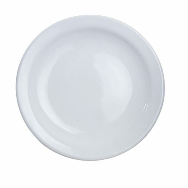 Platos Trinche 27 Cm De Porcelana Blanca Para Restaurante