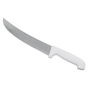 Cuchillo Carnicero 12" Pulgadas Mango Blanco
