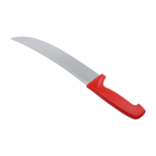 Cuchillo Carnicero 12" Pulgadas Mango Rojo
