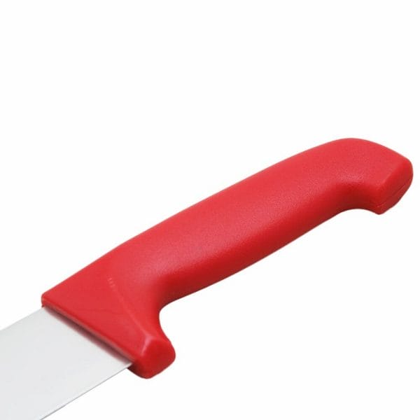 Cuchillo Carnicero 12" Pulgadas Mango Rojo