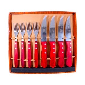Set Cuchillos Y Tenedores Cubiertos Para Carne