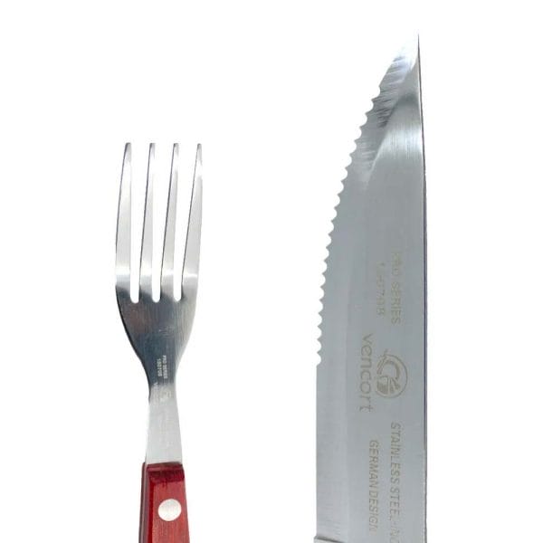 Set Cuchillos Y Tenedores Cubiertos Para Carne