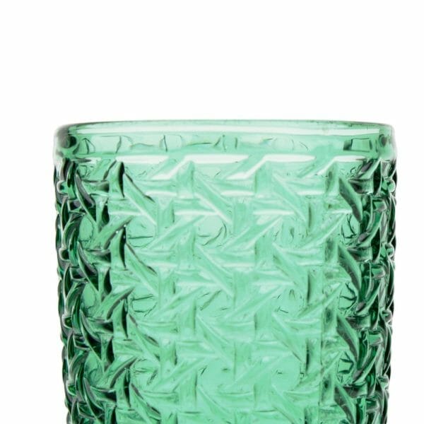 Compra en Vencort el Juego 6 Vasos De Vidrio color Verde de 380ml