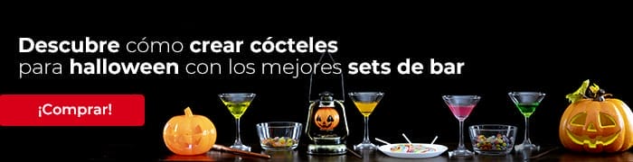 Compra en Vencort los accesorios para bar y prepara cócteles para Halloween